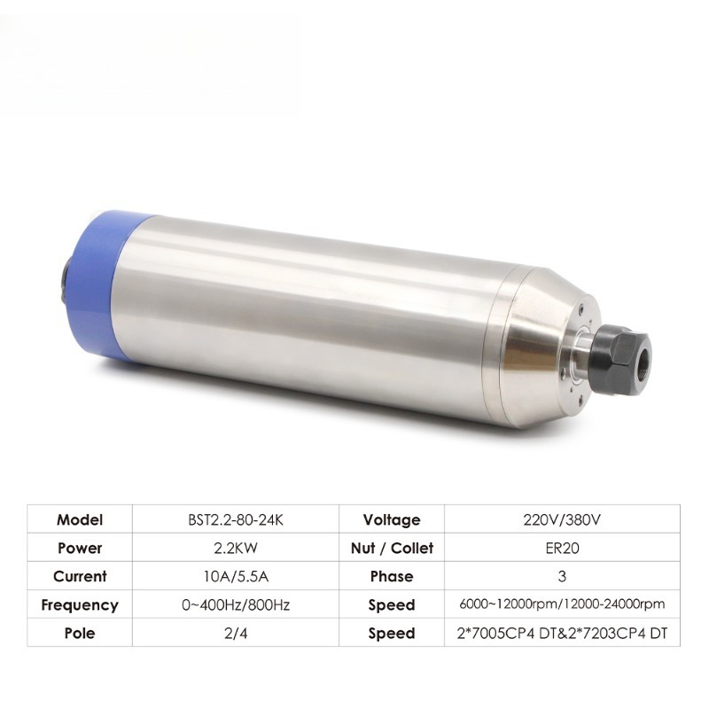 Kit de broche refroidie par ea - 2.2Kw Water Cooled Spindle Kit Vfd avis et prix