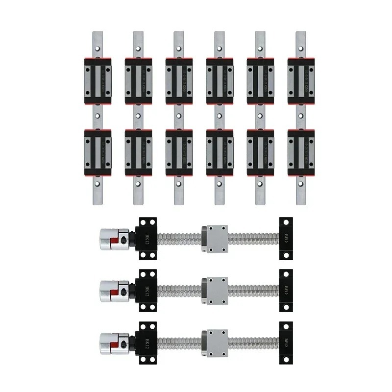 Rails linéaires, guides linéai - Hgr20 Linear Guide Rail Ballscrew Set avis et prix