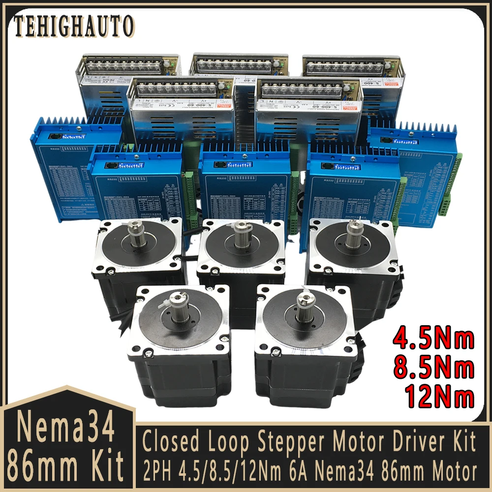 Kit de moteur pas à pas en bou - Hybrid Servo Driver Nema 34 8.5Nm avis et prix