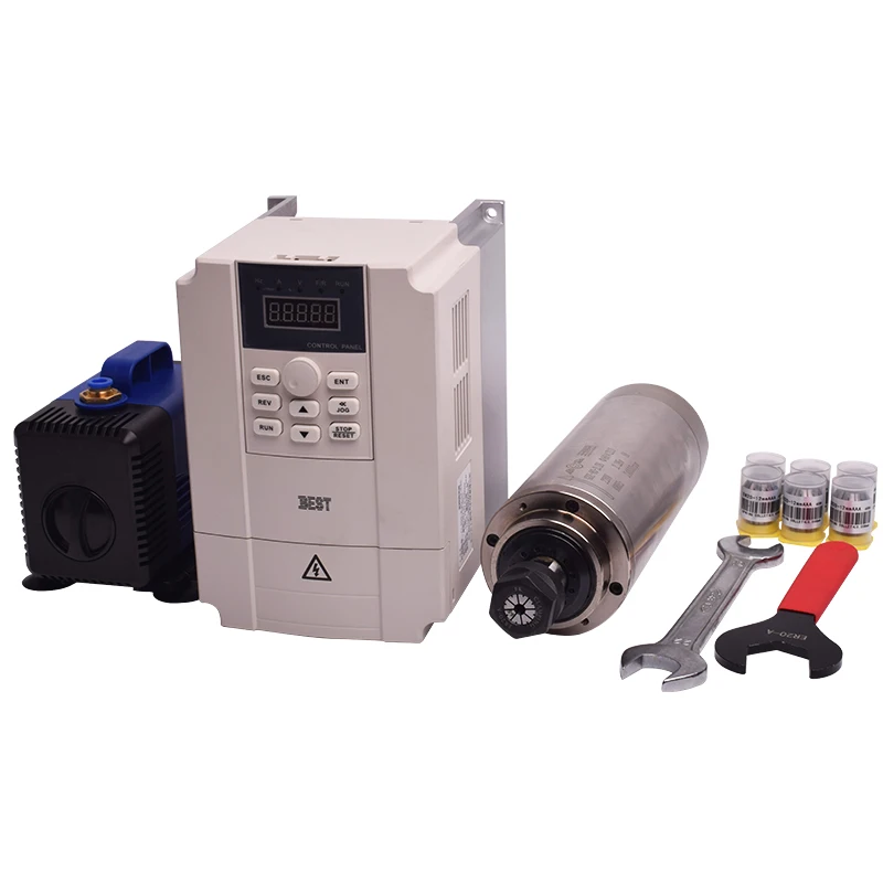 Kit de broches GDZ à prix abor - 2.2Kw Water Cooled Spindle Kit Vfd avis et prix
