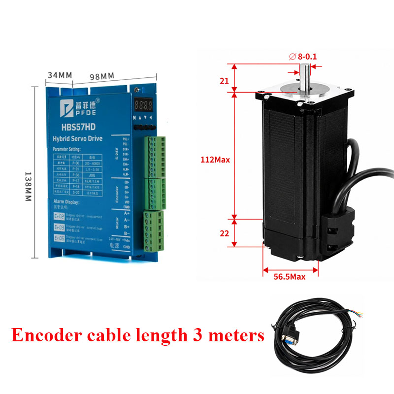 Moteur pas à pas Nema23 à bouc - Nema 23 Closed Loop Stepper Motor Driver Kit avis et prix