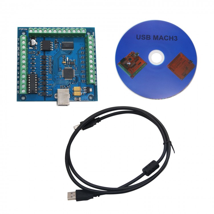 Carte de contrôle CNC USB 4 ax - Mach3 Usb Cnc Controller 4 Axis 100Khz avis et prix